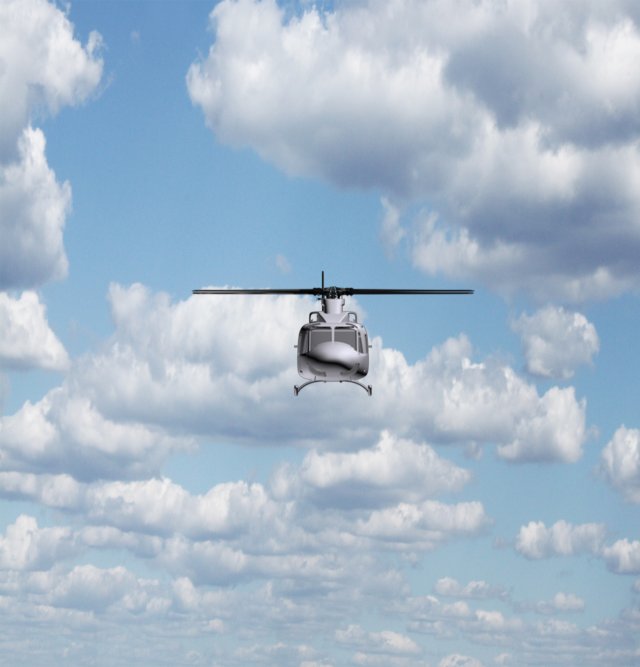 3d civilian helicopter model Modelo 3D .c4d .max .obj .3ds .fbx .stl .blend 
