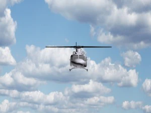 3d civilian helicopter model 3D Model