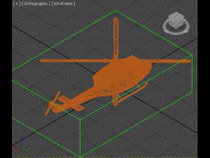 3d civilian helicopter model 3D Model
