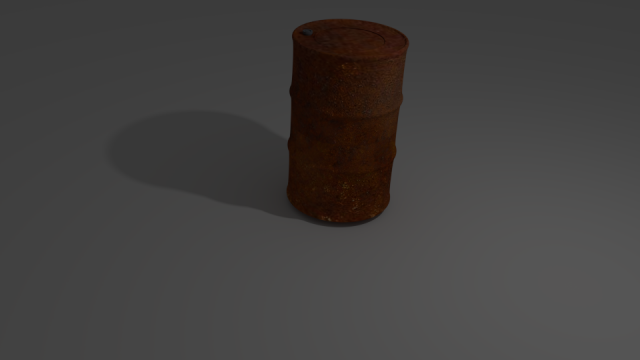 rusty barrel 3Dモデル .c4d .max .obj .3ds .fbx .stl .blend 