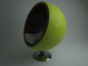 egg chair 3D Model