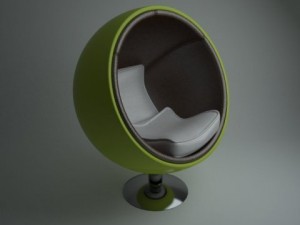 egg chair 3D Model