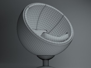 egg chair 3D Model