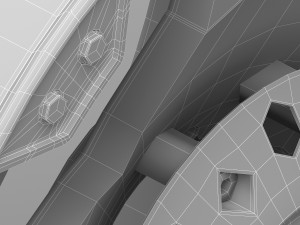 kmc xd775 rockstar dragster rim 3D Model