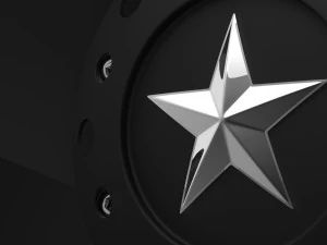 kmc xd775 rockstar dragster rim 3D Model