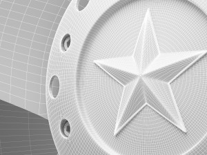 kmc xd775 rockstar dragster rim 3D Model