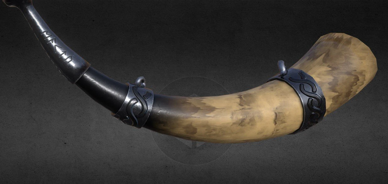 horn music berrante 3D Model .c4d .max .obj .3ds .fbx .stl .blend