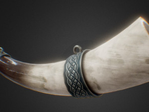 horn music berrante 3D-Modell