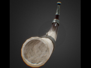 horn music berrante 3D-Modell