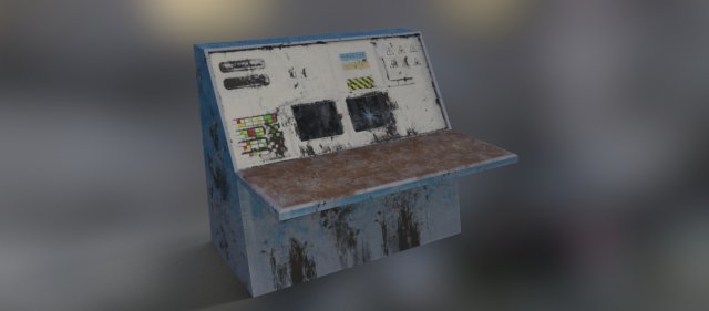 old techycomputer rustydirty Modelo 3D .c4d .max .obj .3ds .fbx .stl .blend 