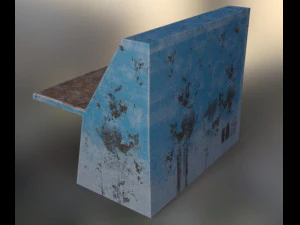 old techycomputer rustydirty 3D Model