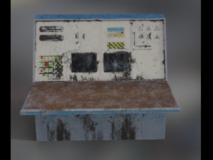 old techycomputer rustydirty Modelo 3D
