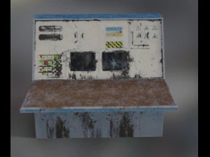 old techycomputer rustydirty 3D Model