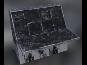 old techycomputer rustydirty Modelo 3D