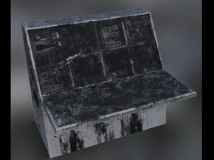 old techycomputer rustydirty 3D Model