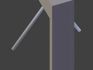 turnstile perco ttr-04-1 3D Model