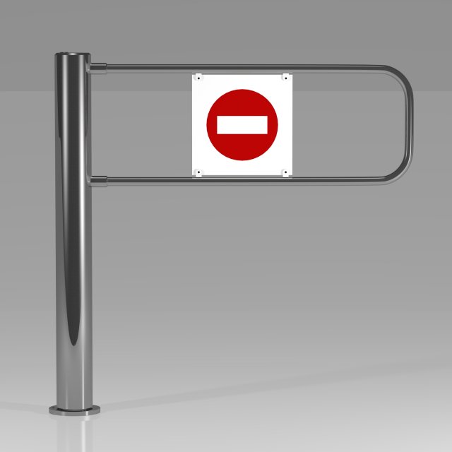 motorized swing gate wmd-05s 3D Модель .c4d .max .obj .3ds .fbx .stl .blend 