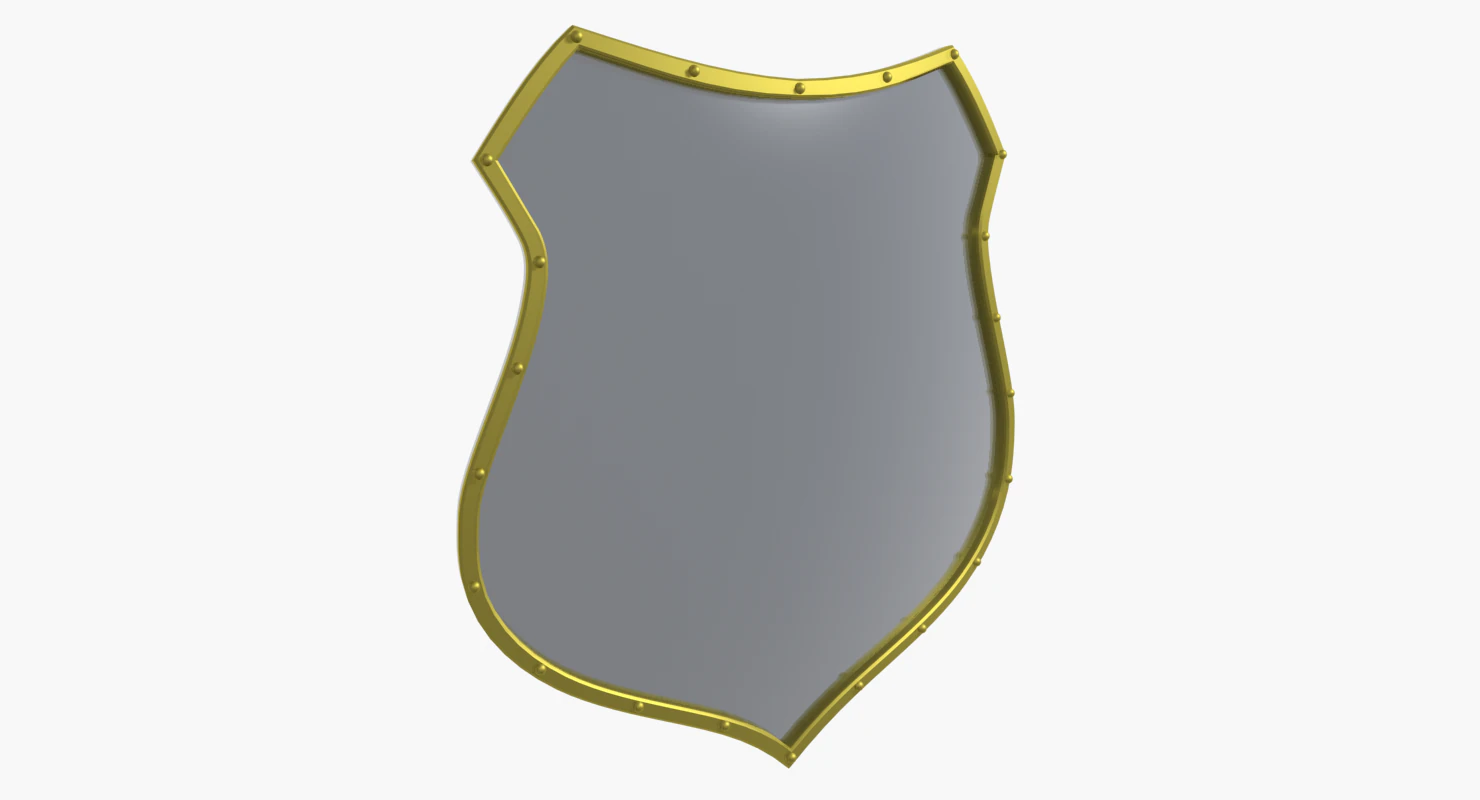 medieval shield 3D Model .c4d .max .obj .3ds .fbx .stl .blend 