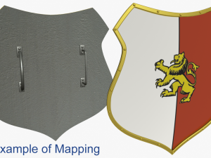medieval shield 3D Model