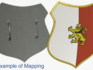 medieval shield 3D Model