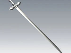 espada medieval Modelo 3D