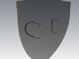 knight shield 3D-Modell