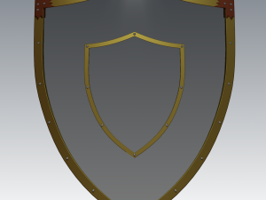 knight shield 3D-Modell