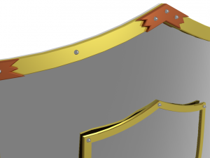 knight shield 3D-Modell