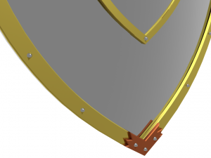 knight shield 3D-Modell