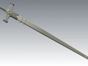 knight sword 3D Model