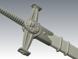 knight sword Modelo 3D
