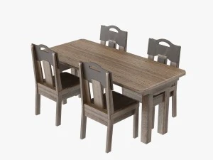 реставрация стола 3D Модель