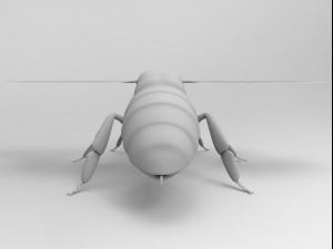 honey bee 3Dモデル