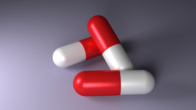 capsule pills 3D 模型 .c4d .max .obj .3ds .fbx .stl .blend 
