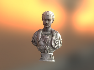 julius caesar low poly Model 3D