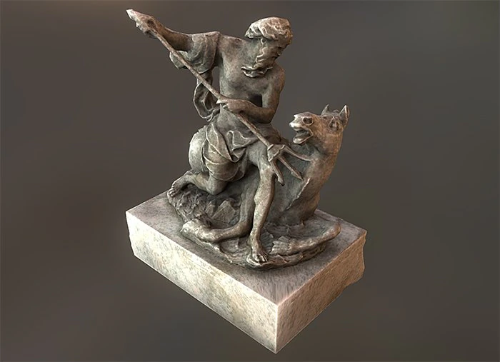 neptune lowpoly 3D Model .c4d .max .obj .3ds .fbx .stl .blend 