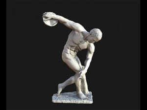 дискоболус lowpoly 3D Модель