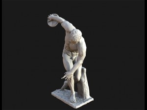 discobolus lowpoly 3D 모델