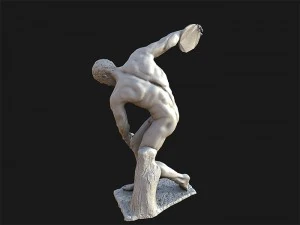 discobolus lowpoly 3D Model