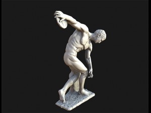 discobolus lowpoly 3D 모델