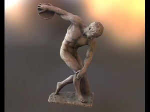 discobolus lowpoly 3D Model