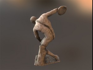 discobolus lowpoly 3D 모델
