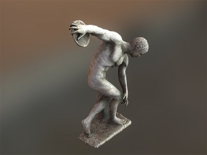 discobolus lowpoly 3D 모델