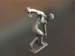 discobolus lowpoly 3D Model