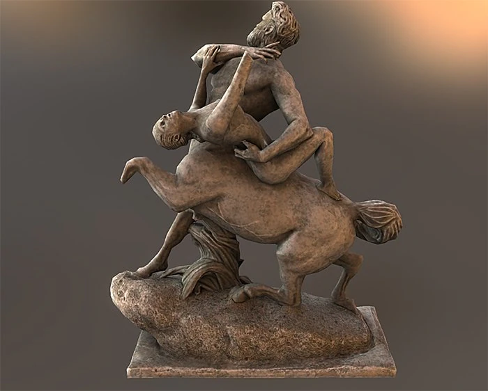 centaur lowpoly 3D Model .c4d .max .obj .3ds .fbx .stl .blend 