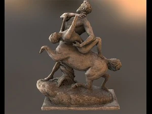 centaur lowpoly Model 3D