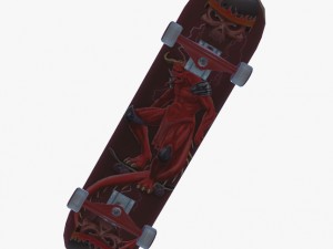skateboard 3D 模型