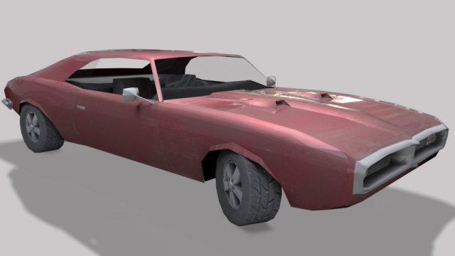 pontiac 3D Model .c4d .max .obj .3ds .fbx .stl .blend 