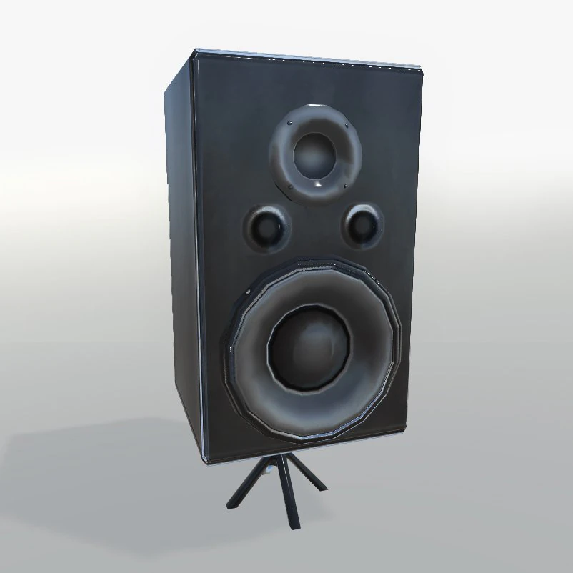 speaker 3D Model .c4d .max .obj .3ds .fbx .stl .blend 
