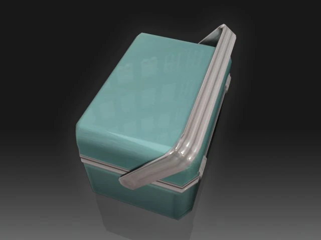 портативний кулер 3D Модель .c4d .max .obj .3ds .fbx .stl .blend 